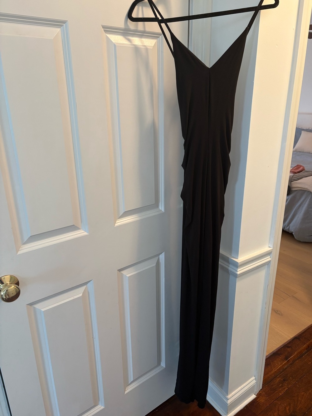 Express Black Women's Maxi Dress - Classic Spaghetti Strap
